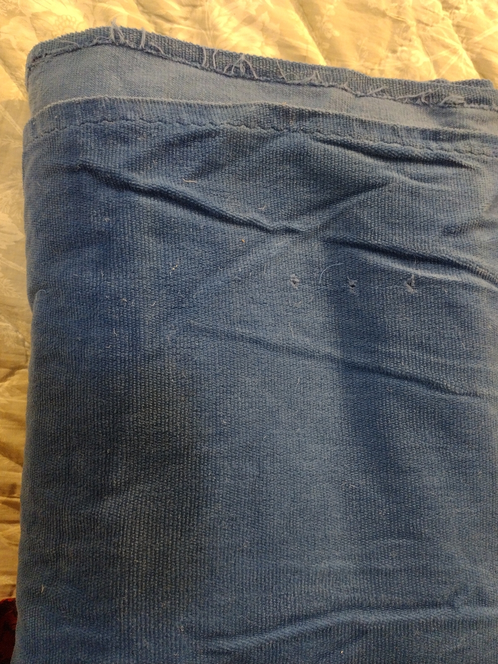 Royal Blue Corduroy Fabric